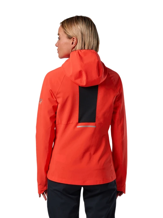 Kurtka damska Rossignol Venon Wind Hoodie Neon Red