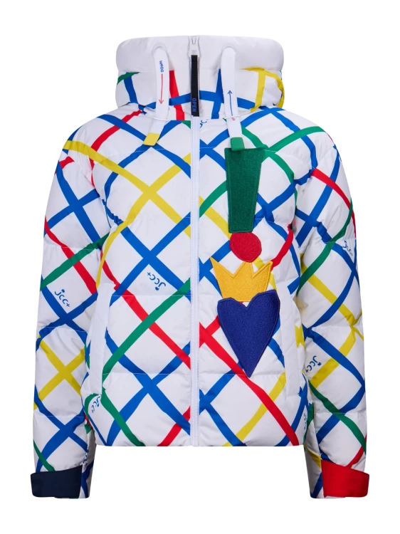Kurtka narciarska damska Rossignol JCC All Snow Down Multicolor Print