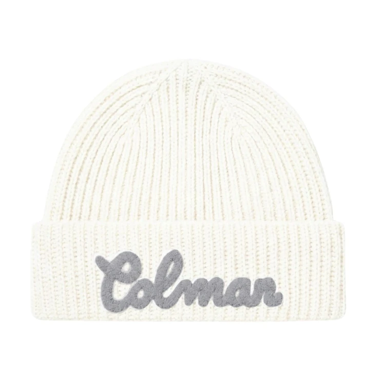 Czapka damska Colmar Rib-Knit Logo White