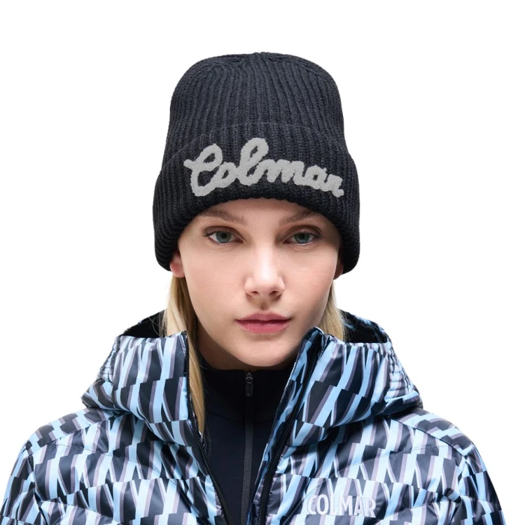 Czapka damska Colmar Rib-Knit Logo Black