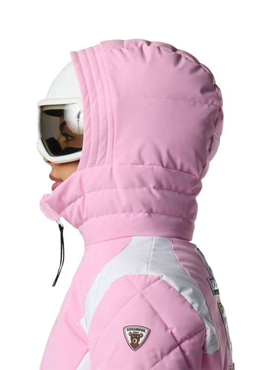 Kurtka narciarska damska Rossignol JCC Valdiz Down New Pink