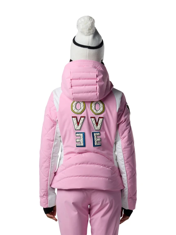 Kurtka narciarska damska Rossignol JCC Valdiz Down New Pink