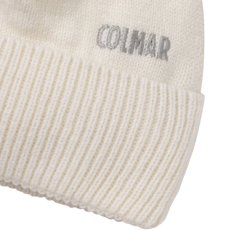 Czapka damska Colmar Fleece-Lined Pom-Pom White