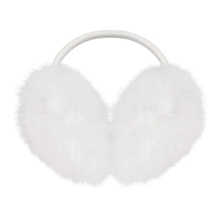 Nauszniki damskie Colmar Faux Fur White