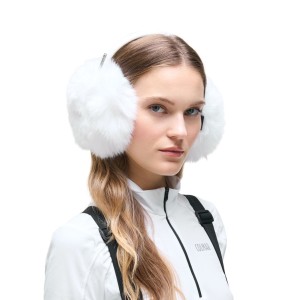 Nauszniki damskie Colmar Faux Fur White