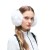 Nauszniki damskie Colmar Faux Fur White