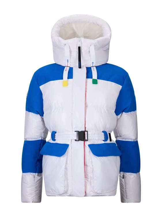 Kurtka narciarska damska Rossignol JCC Corduroy Down White