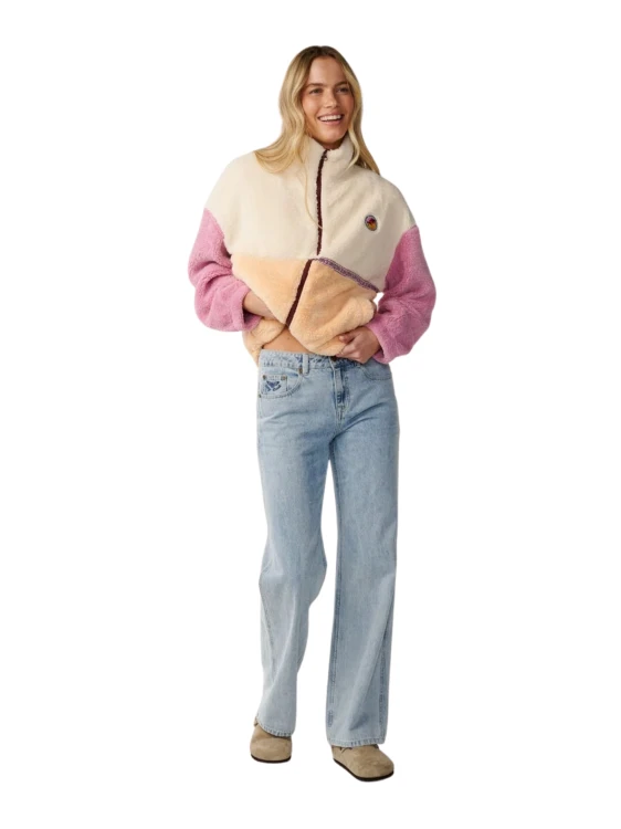 Bluza damska Rip Curl Surf Revival Heritage Zip Through Polar Fleece shell