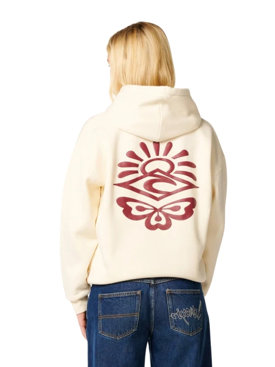 Bluza damska Rip Curl Icons Of Surf Heritage Hood bone/dark plum