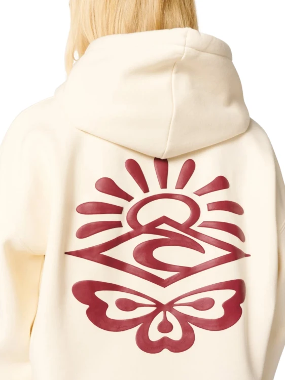 Bluza damska Rip Curl Icons Of Surf Heritage Hood bone/dark plum