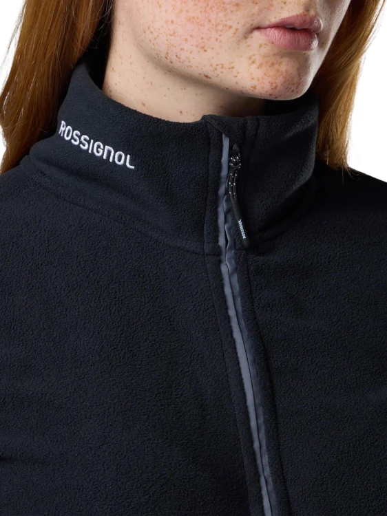 Bluza narciarska damska Rossignol Polar Fleece Black