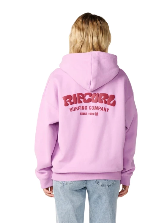 Bluza damska Rip Curl Surf Puff Heritage Hood bright lilac