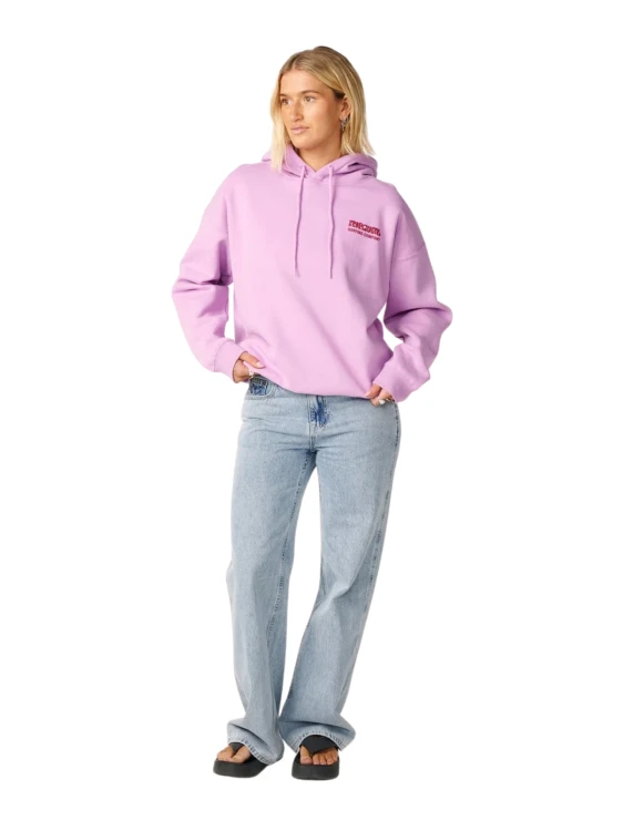 Bluza damska Rip Curl Surf Puff Heritage Hood bright lilac