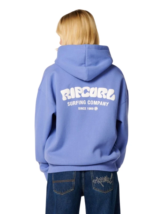 Bluza damska Rip Curl Surf Puff Heritage Hood mid blue