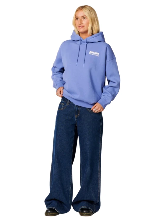 Bluza damska Rip Curl Surf Puff Heritage Hood mid blue