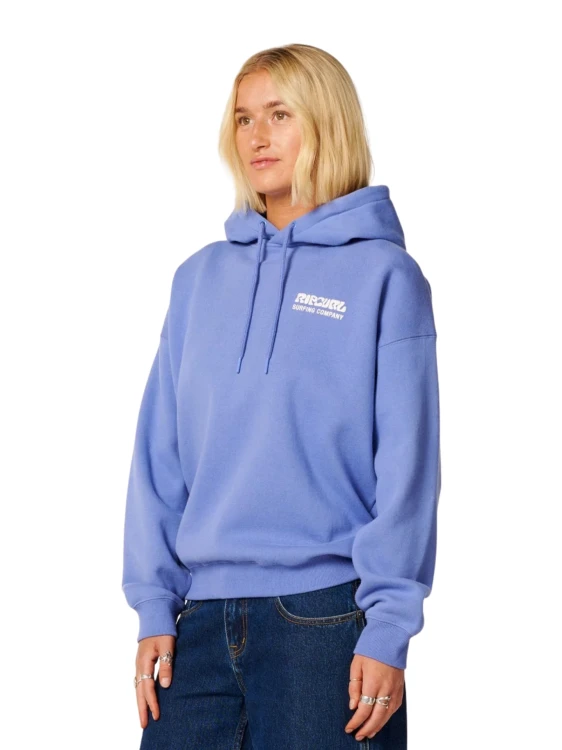 Bluza damska Rip Curl Surf Puff Heritage Hood mid blue