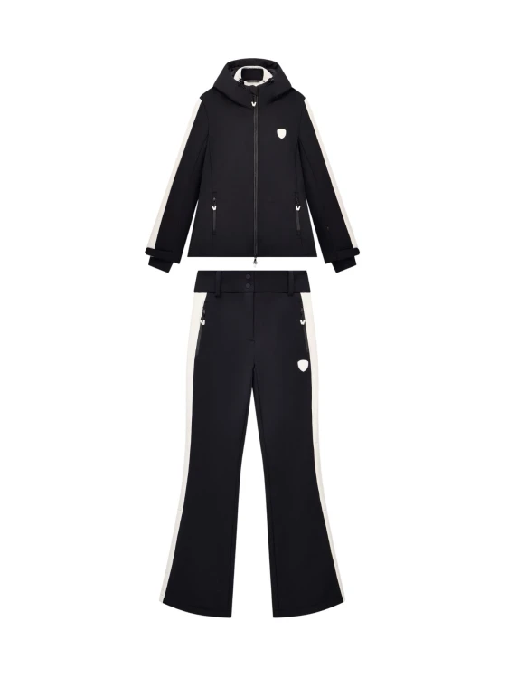 Komplet narciarski damski EA7 Emporio Armani Stratum7 Black/White