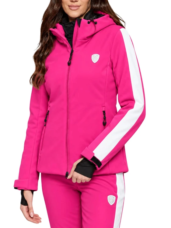 Komplet narciarski damski EA7 Emporio Armani Stratum7 Magenta