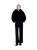 Kurtka narciarska damska EA7 Emporio Armani Faux-Fur-Effect Black