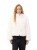Kurtka narciarska damska EA7 Emporio Armani Faux-Fur-Effect White