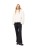 Kurtka narciarska damska EA7 Emporio Armani Faux-Fur-Effect White