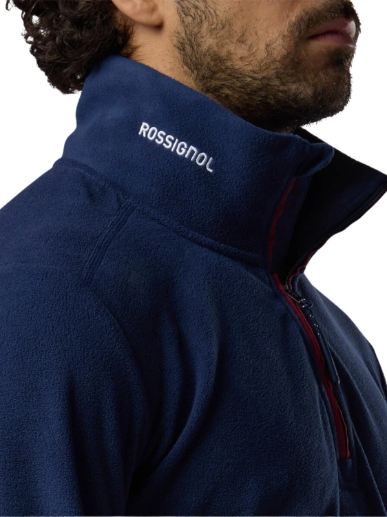 Bluza męska Rossignol Quarter Zip Polar Fleece Dark Navy