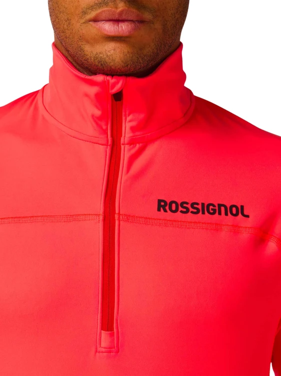 Bluza męska Rossignol Hero Half Zip First Layer Neon Red