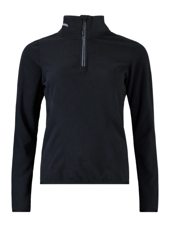 Bluza damska Rossignol Quarter Zip Polar Fleece Black