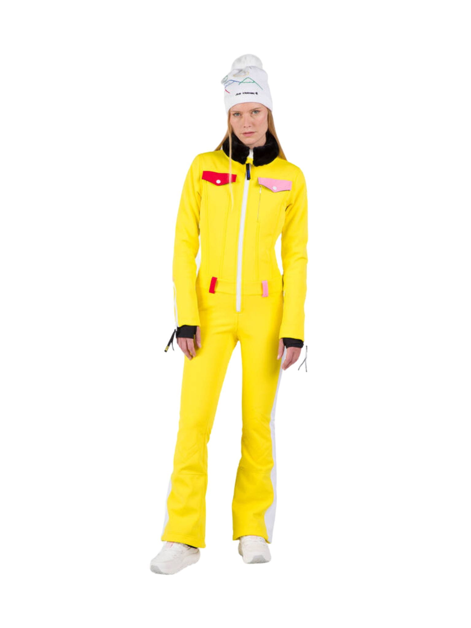 Kombinezon Rossignol damski W Sublim Insulated Overall żółty