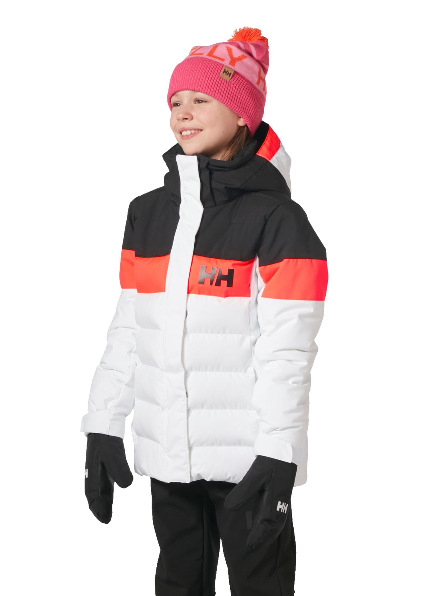 Kurtka narciarska dziecięca Helly Hansen Jr Diamond white