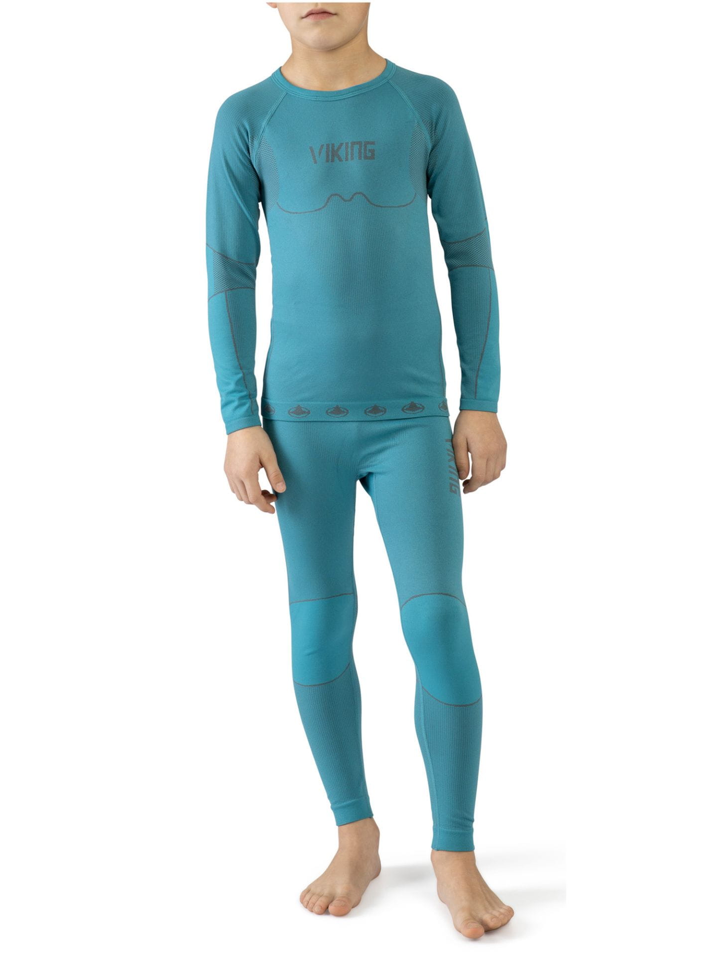 Bielizna Termoaktywna Viking Base Layer Riko Kids Set Niebieska