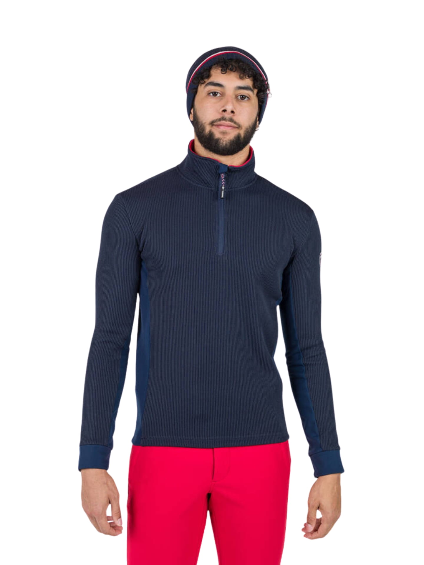 Bluza narciarska Rossignol męska Cieloalto Fleece HZ granatowa