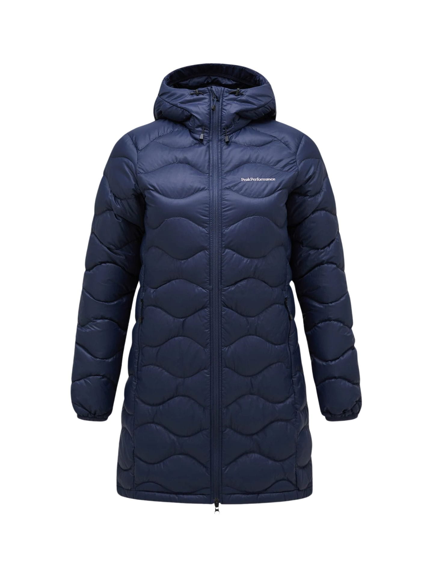 Kurtka Peak Performance damska Helium Down Parka granatowa