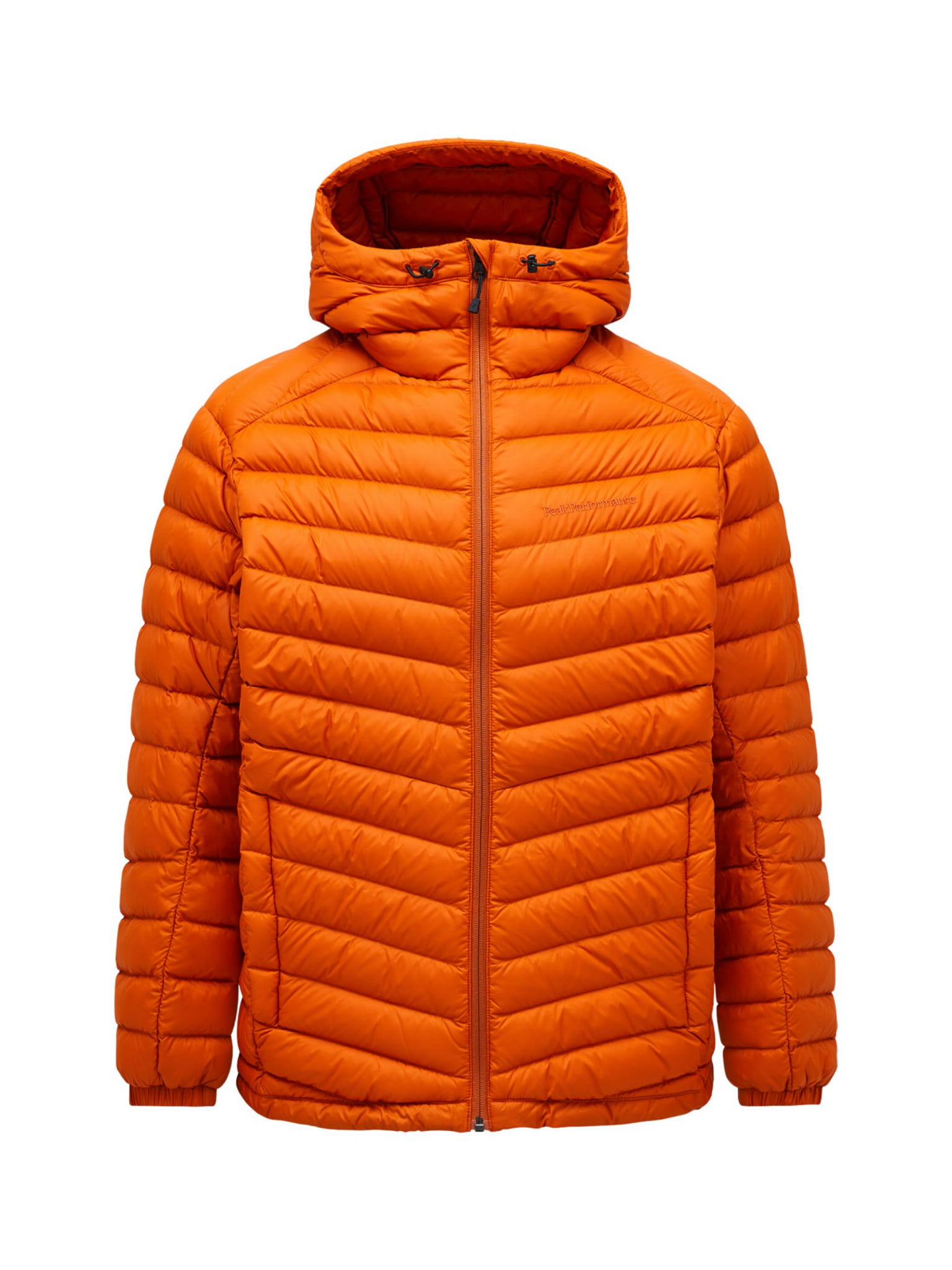 Kurtka Peak Performance męska Frost Down Hood pomarańczowy  24/25