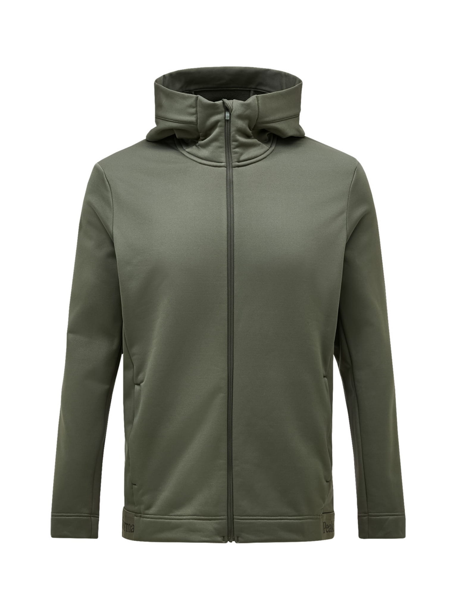 Bluza Peak Performance męska Rider Tech Zip Hood zielona