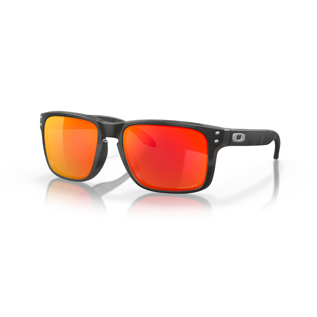 Okulary przeciwsłoneczne Oakley Holbrook Black Camo Collection prizm ruby 