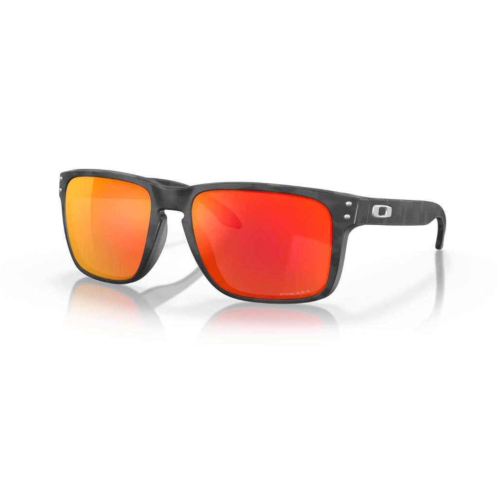 Okulary przeciwsłoneczne Oakley Holbrook XL matte black camo/prizm ruby
