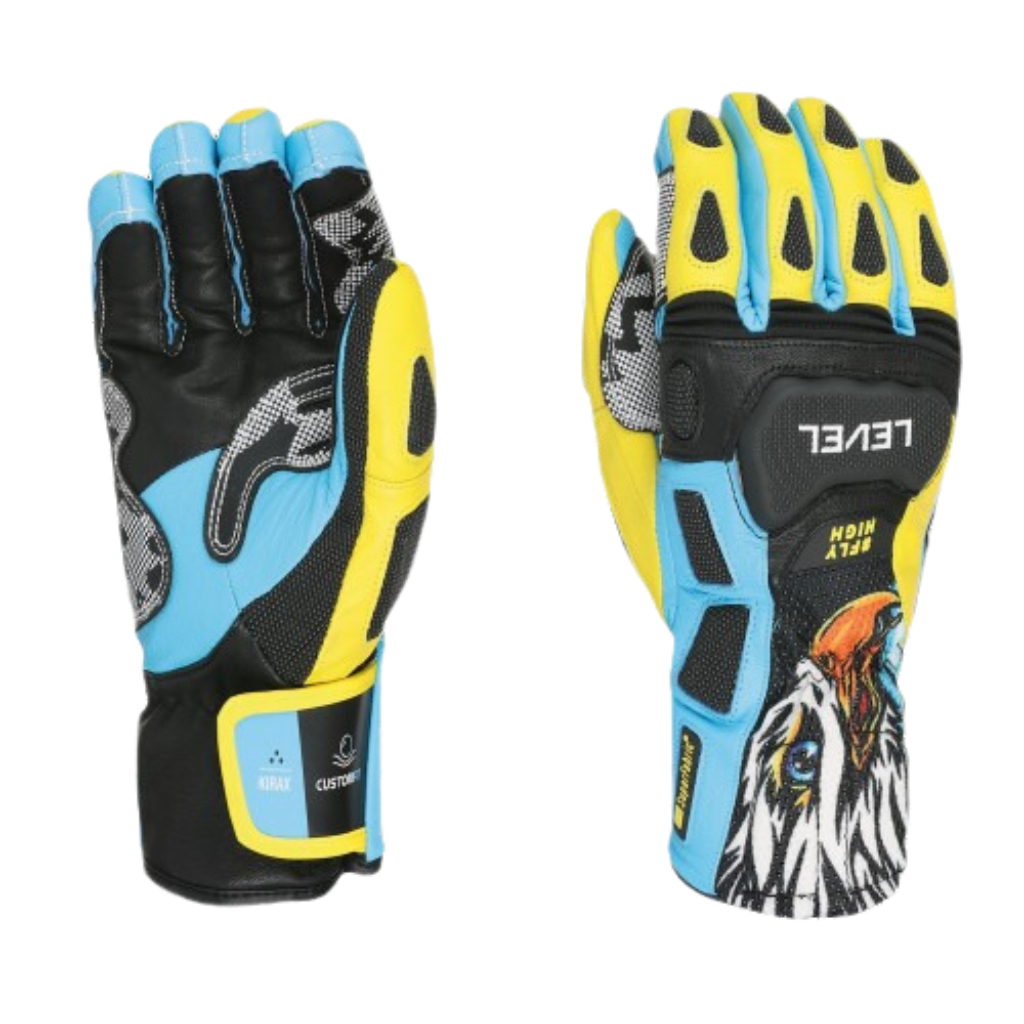 Rękawice Narciarskie Level SQ CF Żółte