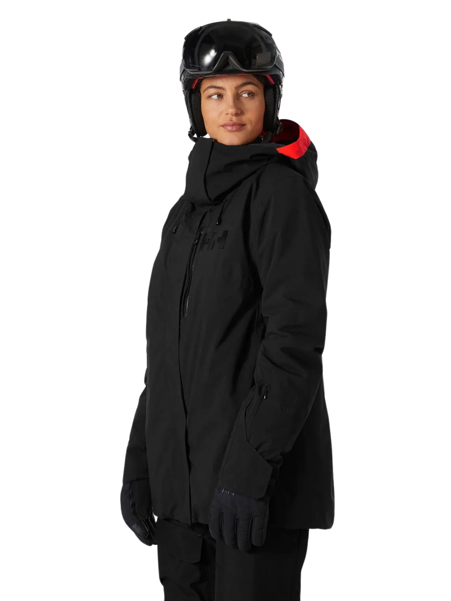 Kurtka narciarska damska Helly Hansen Powshot black