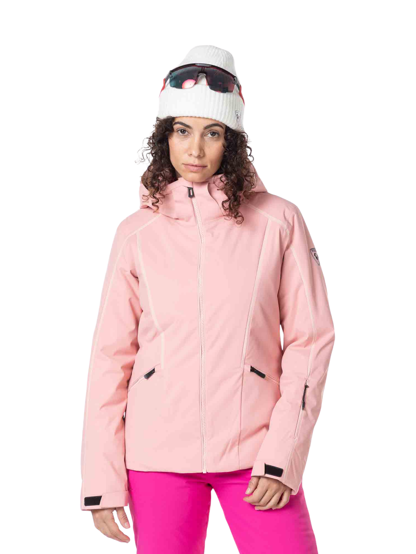 Kurtka narciarska Rossignol W Flat różowa