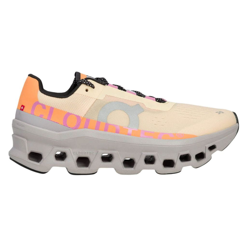 Buty damskie On Running Cloudmonster pomarańczowe