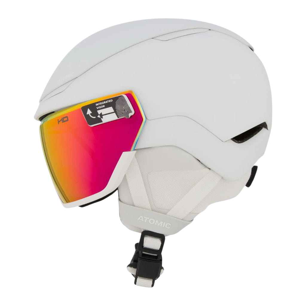 Kask narciarski Atomic Revent Gt Amid Visor Hd biały
