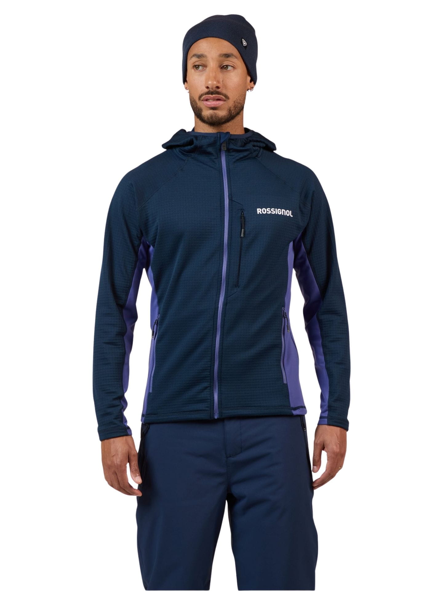Bluza narciarska męska Rossignol Blackside FZH Fleece Dark Navy