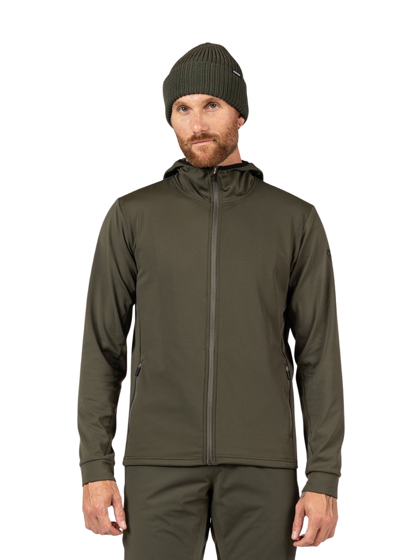 Bluza męska Rossignol Mid Layer Stretch Hoodie Olive Shadow