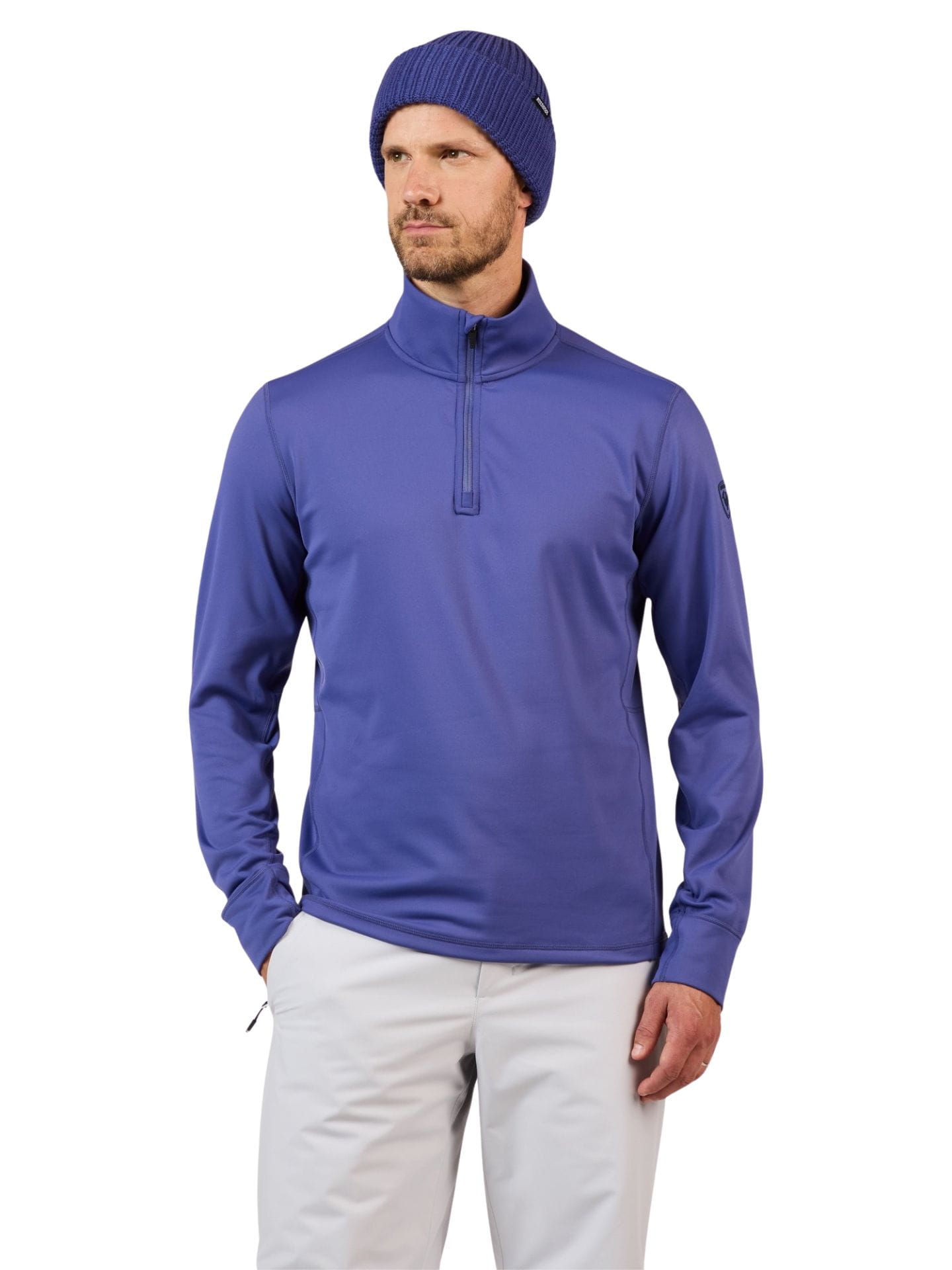 Bluza męska Rossignol Stretch Half-Zip Mid Layer Future Blue