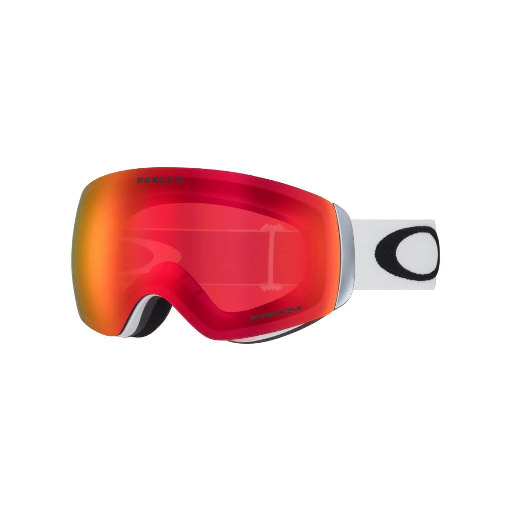 Gogle narciarskie Oakley - Flight Deck M - Matte White - Prizm Snow Torch Iridium