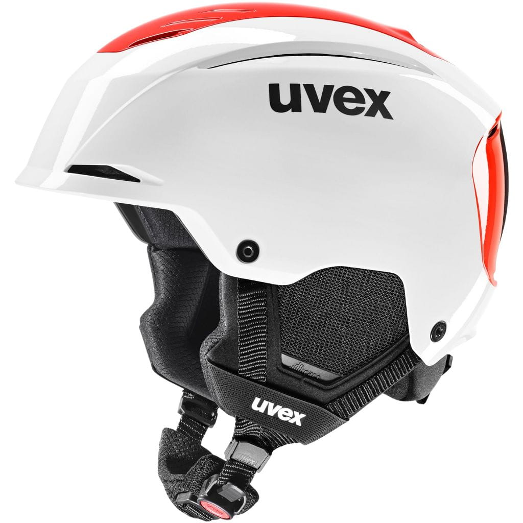 Kask narciarski UVEX Resolution SL white electric red 