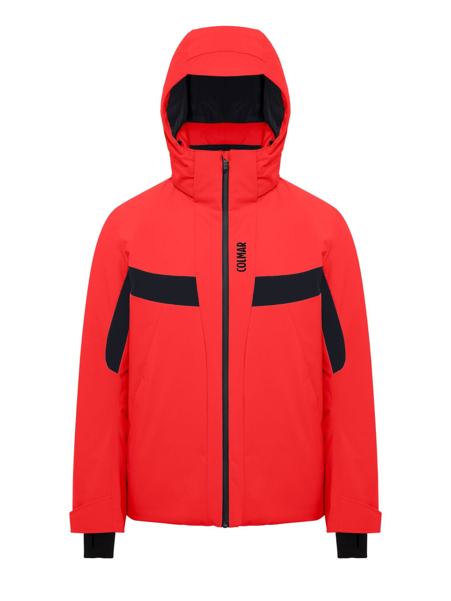 Kurtka narciarska męska Colmar Traditional Striped Padded Jacket Ketchup Black