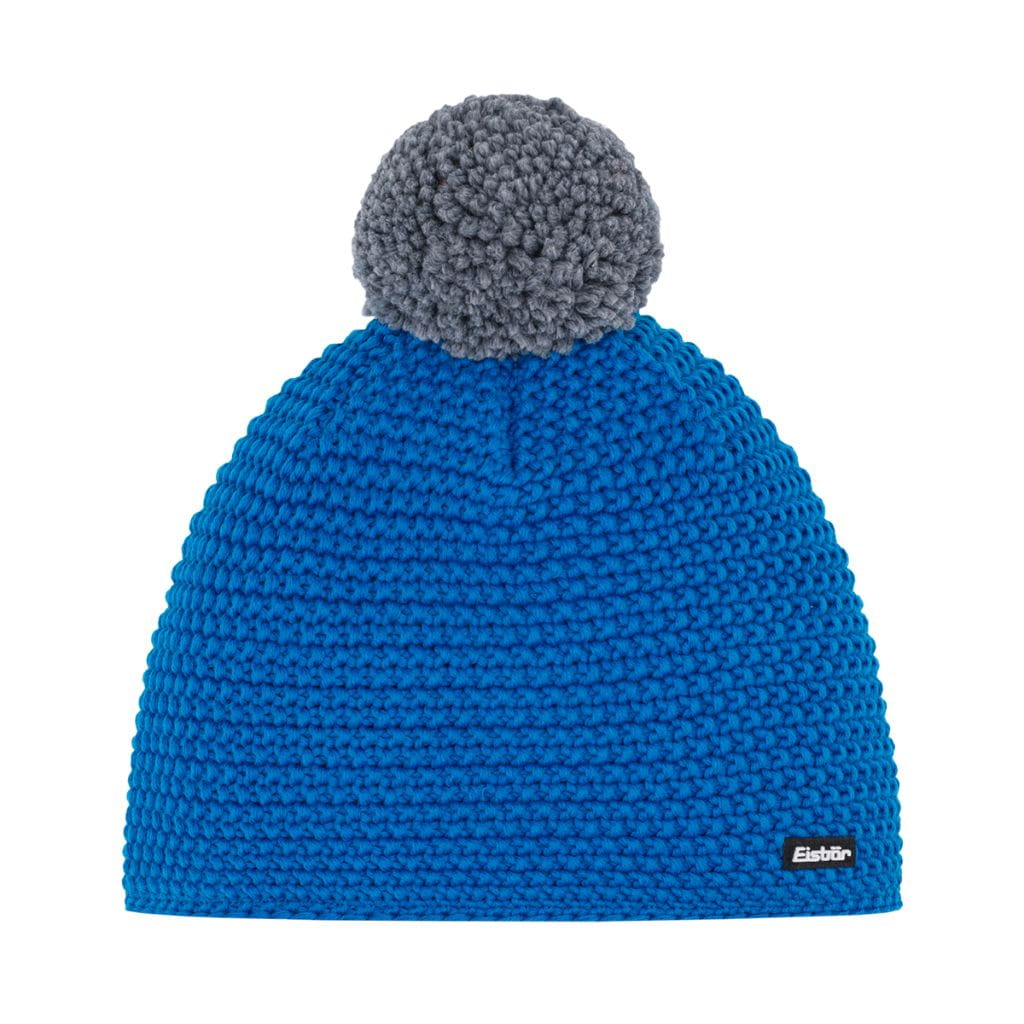 Czapka Eisbar Jamie Pompon MÜ blue