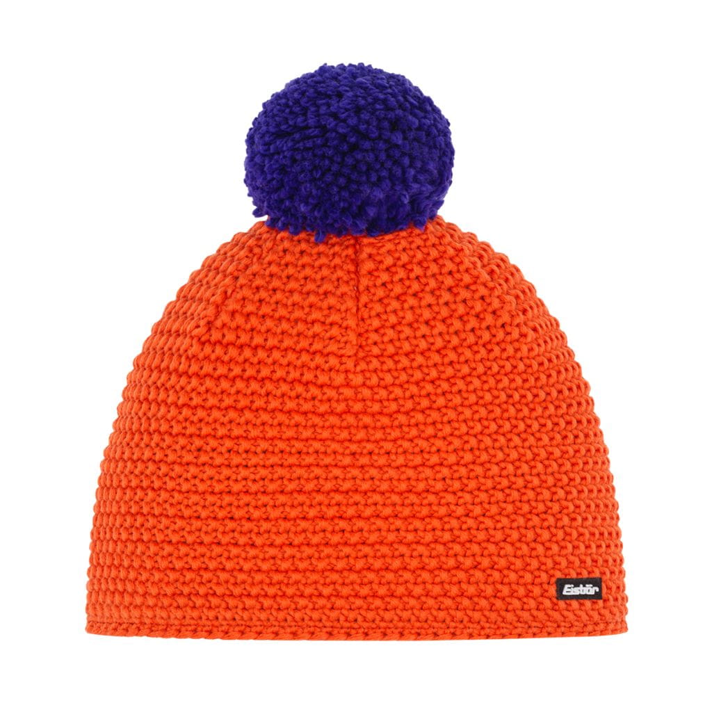 Czapka Eisbar Jamie Pompon MÜ orange
